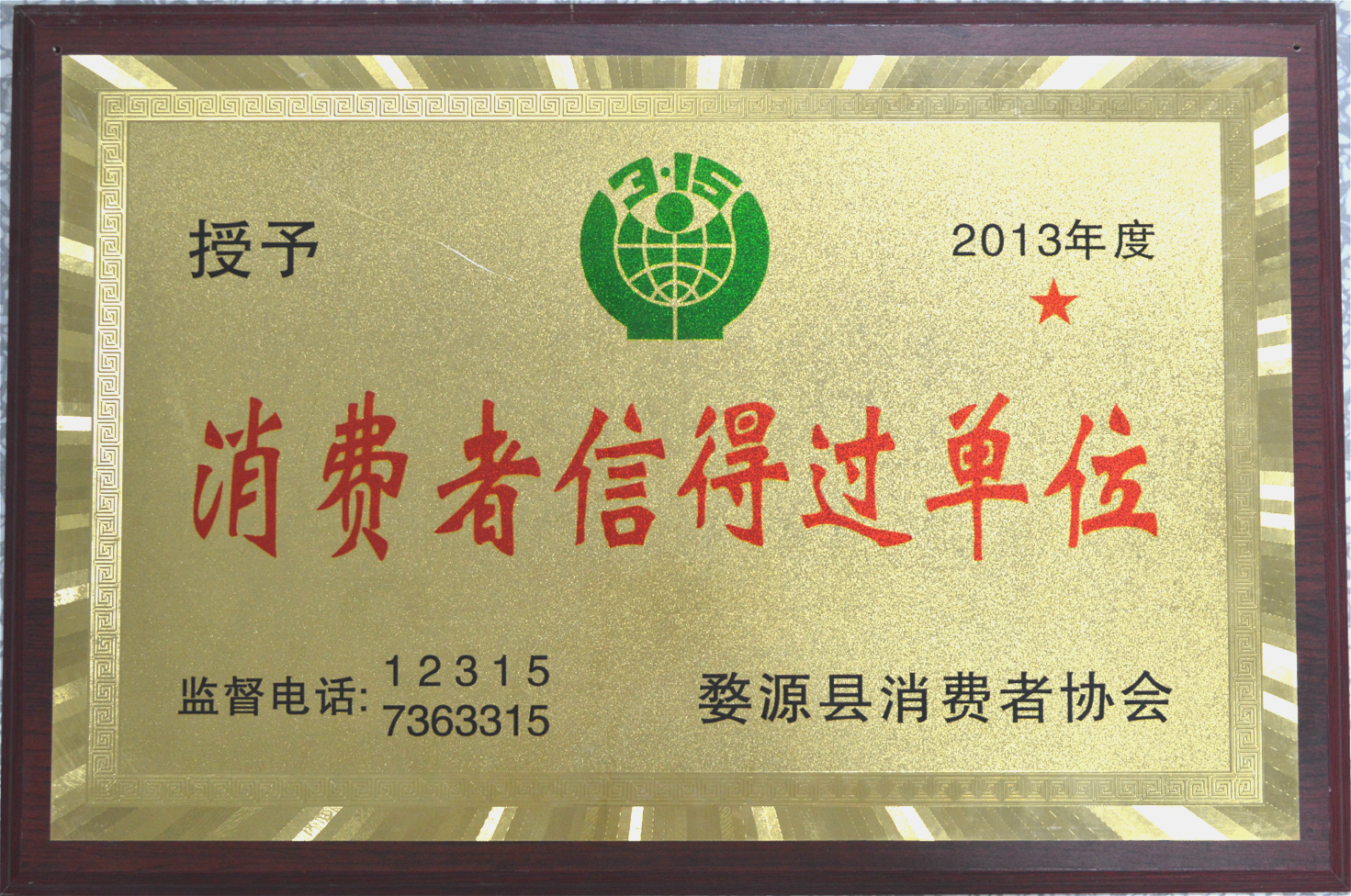 Consumer Trusted Unit in 2013